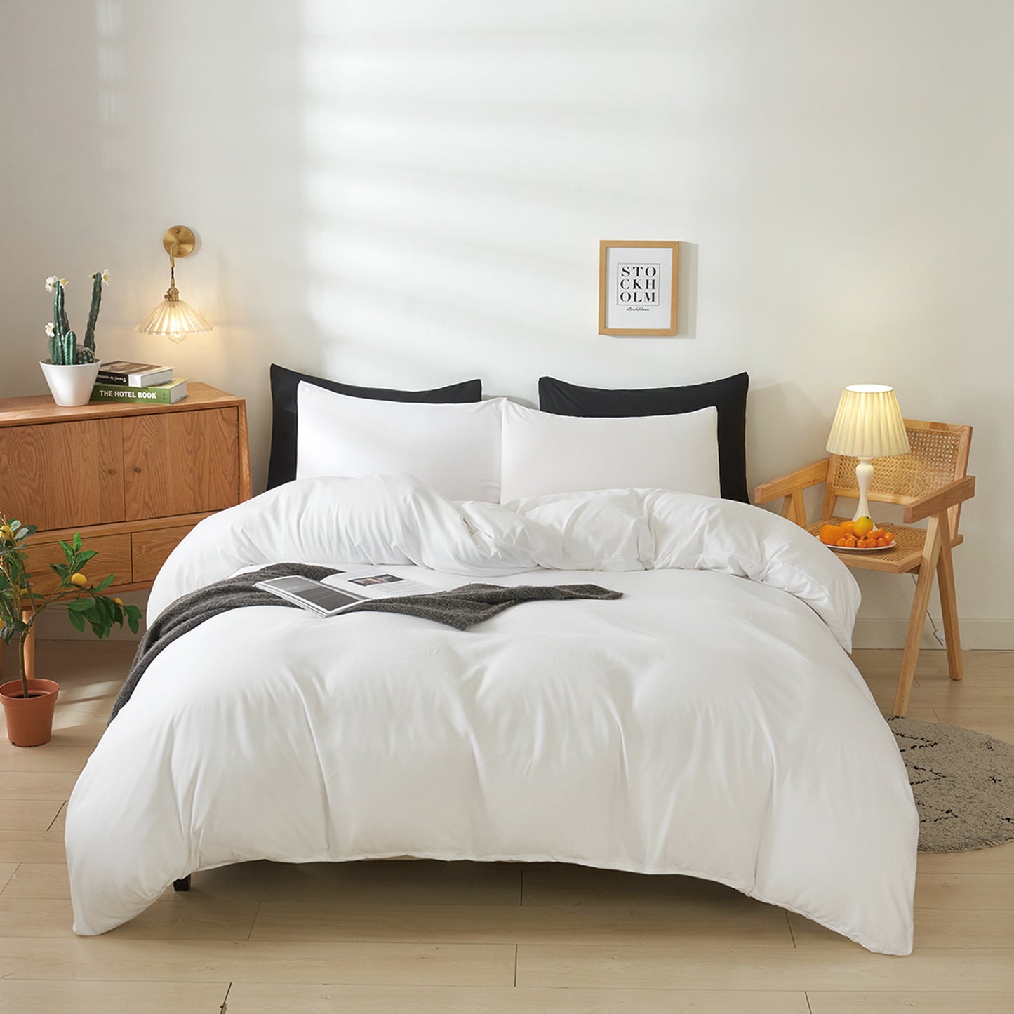 Washed Microfiber Duvet Cover Set