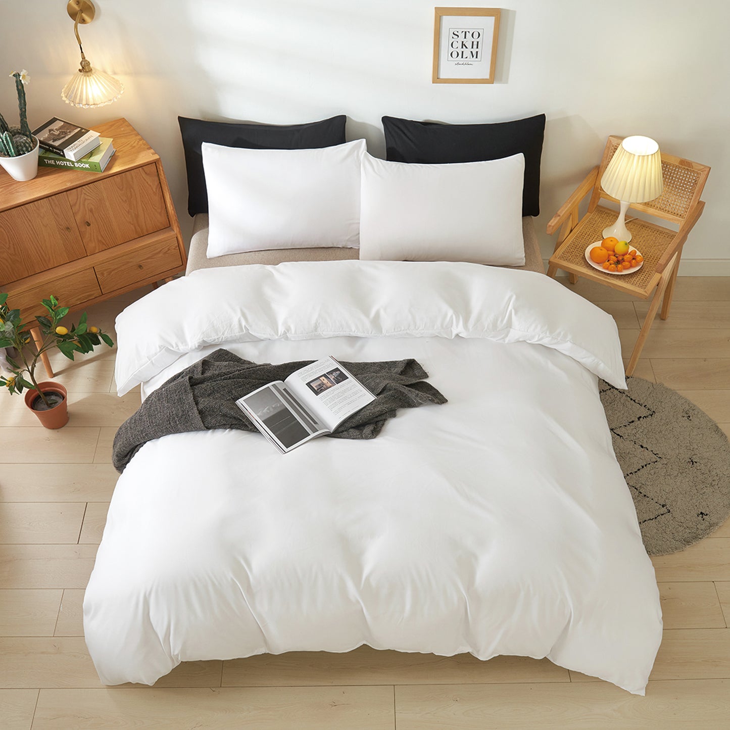 Washed Microfiber Duvet Cover Set